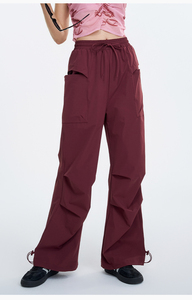 กางเกงโยคะกลางแจ้งกางเกงเลกกิ้งสำหรับผู้หญิงกางเกงแห้งเร็วเอวสูงยืดระบายอากาศได้ดีมีกระเป๋าเก็บของ - Product Image 3