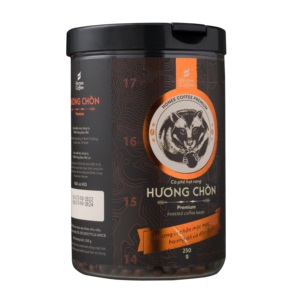 Caja de regalo de café HUONG CHON Premium 250g con granos de café tostados con aroma de comadreja de primera clase de la marca HONEE COFFEE Viet Nam - Product Image 3