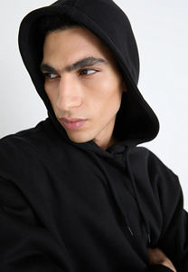 Venta al por mayor personalizado 3D bordado Digital invierno sudaderas con capucha para hombres mujeres 100% algodón de gran tamaño polar pulóver Huzaifa - Product Image 4