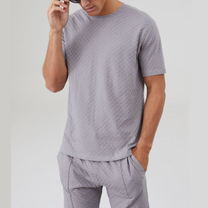 Conjunto de Camiseta y Pantalones Cortos de Verano para Hombre y Mujer 2022, Ropa Deportiva de Algodón Personalizada al por Mayor, Traje Deportivo de 2 Piezas - Product Image 1