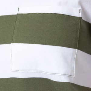 Meilleure vente de vêtements de sport de haute qualité pour femmes T-shirts à manches courtes et col rond Nouveau style T-shirt rayé pour femmes de BD - Product Image 2