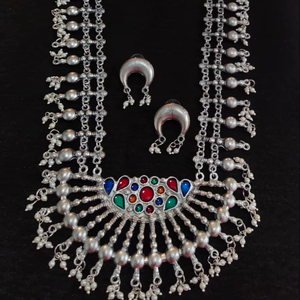 Fait à la main sur mesure Banjara Tribal perlé lien chaîne collier Vintage Boho bijoux ethniques pour fête porter Festival Looks - Product Image 1