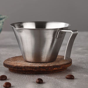 Tasse à mesurer pour expresso en acier inoxydable 304, 100 ml, tasse à extraction de café avec poignée et échelle pour <span class=keywords><strong>barista</strong></span> - Product Image 2