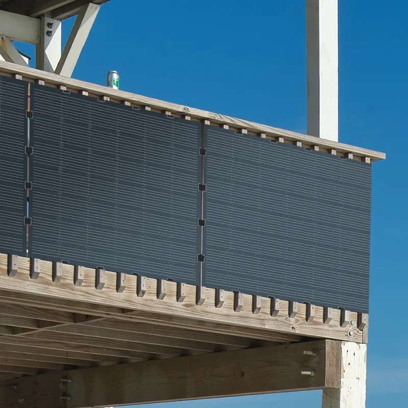 Custom ETFE 200w 210w Solarx Energie System BAlkon Solar Panel Set Plug And Play Flexible Balcony Solar Panel Kit For Home Use