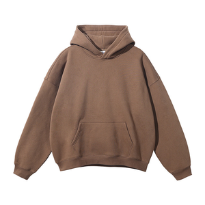 Sweat à capuche pour homme en coton 100% avec logo personnalisé, impression numérique, 240 grammes, coupe classique, hiver, écologique, polaire épais, poche - Product Image 5