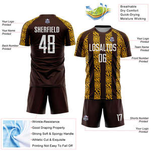 Uniformes de fútbol al por mayor para resistencia con telas transpirables cortes auténticos control avanzado del sudor e impresión personalizada - Product Image 2