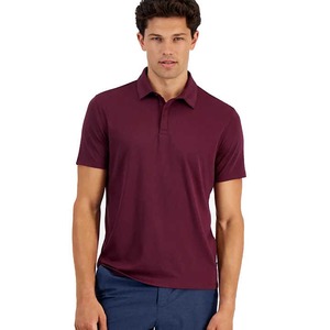 Camiseta Polo de algodón de verano de alta calidad con servicio OEM, tela de punto con patrón de estampado sólido de manga corta para hombres a la venta - Product Image 5