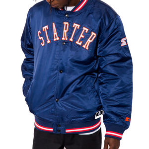 แจ็กเก็ตผ้าซาตินสำหรับผู้ชายเสื้อแจ็กเก็ตบอมเบอร์ไซส์ใหญ่พิเศษสำหรับฤดูหนาวออกแบบโลโก้ได้ตามต้องการ - Product Image 1