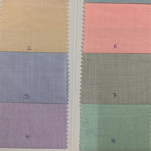 Tela suave y duradera de algodón polivinílico para camisas, tela de 58 "para exportación de ropa para hombres y mujeres - Product Image 1