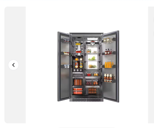 ตู้เย็นสแตนเลสแบบพกพาขนาด 455 ลิตร ยี่ห้อ Factory Direct รุ่น Side-by-Side ใช้ไฟฟ้า เสียงเบา ระบบป้องกันน้ำแข็งเกาะ พร้อมแผงหน้าบาน สำหรับใช้ในครัวเรือน มาตรฐานอเมริกา - Product Image 1