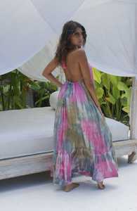 Robe longue sans manches pour femme, tenue Maxi, taille haute, Maxi, vacances, plage, soirée, été - Product Image 4