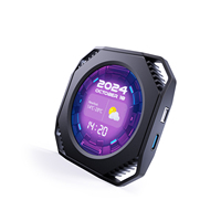 MiraBox DR21 Moniteur secondaire USB mini IPS de 2,1 pouces avec thèmes personnalisés pour la surveillance du système Windows