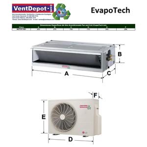 Aire Acondicionado Eficiente, MXTOC-001, 18000 BTU, 1.5 Toneladas, R-41 - Product Image 3