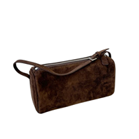 Sac à bandoulière mini en cuir véritable tendance pour femme, style vintage, avec fermeture éclair, portable, en toile, prix de gros usine