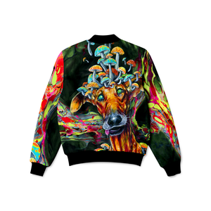 เสื้อแจ็กเก็ตบอมเบอร์ผู้ชายพิมพ์ลายสตรีทผ้าระบายอากาศได้ดี - Product Image 2