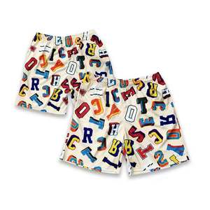 Shorts de sport en maille de coton polyester écologique été 2025, design imprimé par sublimation personnalisé, usage décontracté - Product Image 2