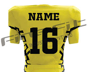 Durable Hommes Jeunes Football Américain Maillot Confortable Léger Plus Taille Fit Formation Uniforme Court Conception Sublimée - Product Image 4