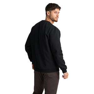 Sweat-shirt pour homme à col rond en coton 100% écologique, imprimé sur le devant, logo personnalisé, tissu 300g - Product Image 4