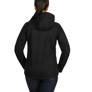 Chaqueta Softshell de Algodón Tejido Impermeable para Mujer, Personalizada, Ecológica, Transpirable, de Manga Larga, Venta al Por Mayor - Product Image 3