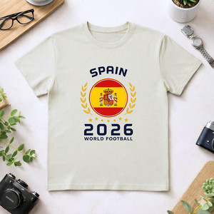 T-shirt unisex 210GSM 100% cotone casual oversize con stampa serigrafica personalizzata, modello Dried - Product Image 1