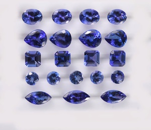 Lot de pierres précieuses naturelles de tanzanite de qualité supérieure de taille personnalisable Pierres précieuses minérales - Product Image 5