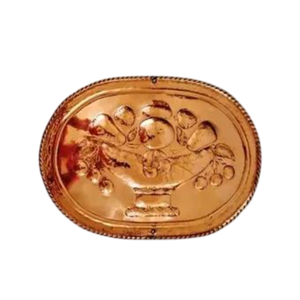 Wholesale Polish Finished Oval Copper Serving <b>Tray</b> With Elegant Premium Metal Decorative Platter For Home & <b>Kitchen</b> Accessories - Product Image 5