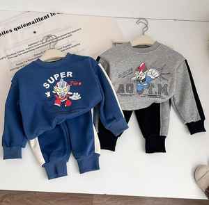 ชุดสเวตเตอร์แขนยาวลายหัวเสือของเด็กชุดเสื้อผ้าคอตตอนสวมใส่สบาย - Product Image 5