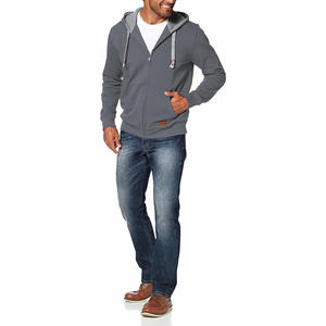 OEM Supplier For Mens Zipper Hoodie Custom Fit Breathable Fabric With Logo Printing And Private Label Branding Options - Product Image 4