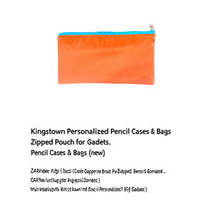 Astucci e Borse Personalizzate Kingstown, Portaoggetti con Cerniera per Gadget - Product Image 3