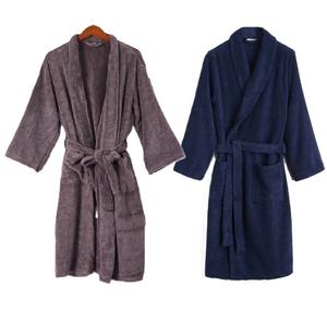 Albornoz de secado rápido de 100% algodón de lujo, túnicas de manga corta de invierno con cremallera de tiro alto, hecho en Vietnam, servicio OEM - Product Image 5