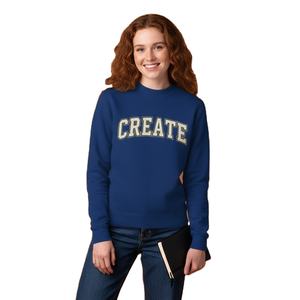 Sweat-shirt personnalisé pour femmes, col montant, hiver, broderie sororité, en polaire polyester/coton, avec propriétés de séchage rapide et respirantes - Product Image 1