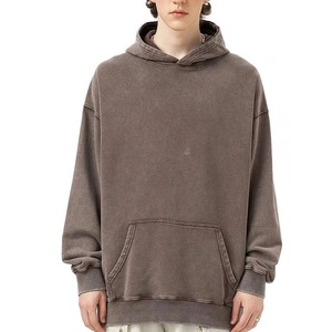 Haute qualité personnalisé hommes poids lourd surdimensionné à capuche tenue décontracté coton mélangé polaire tissu gros sweats à capuche par BS 2026 - Product Image 3
