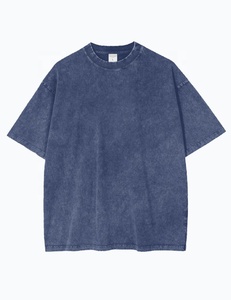 Camisetas de algodón holgadas con estampado gráfico vintage, estilo streetwear, lavado ácido, tendencia de verano, personalizadas al por mayor para hombre - Product Image 2