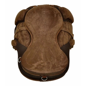 Customized Leather <b>Treeless</b> Horse Riding <b>Saddle</b> Western and English Style for Riding - Product Image 4