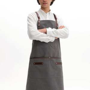 Tablier en cuir de qualité supérieure pour les professionnels élégants Tablier de soudage en cuir résistant au feu pour la forge - Product Image 3