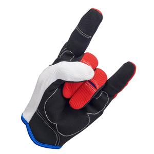 OEM diseño personalizado logotipo Unisex invierno moda Palma guantes piel de oveja Material Color rojo de Pakistán-Venta al por mayor - Product Image 5