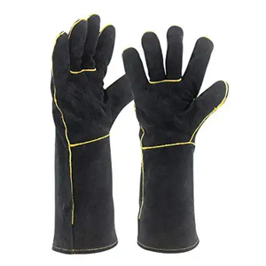 Guantes de conductor de jardín de alta calidad Logotipo personalizado Seguridad Cuero Trabajo al aire libre Guantes de invierno Guantes de trabajo de cuero para hombres - Product Image 6