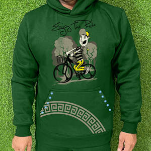 Ensemble de survêtement jogging à capuche uni pour homme, idéal pour les voyages, la salle de sport ou la détente, coupe classique avec passepoil contrastant - Product Image 3