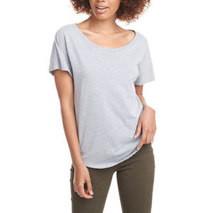 <b>Scoop</b> <b>Neck</b> Tee | Ribbed Tee <b>T</b> <b>Shirt</b> | Wholesale <b>Womens</b> Clothing <b>T</b> <b>Shirts</b> - Product Image 2