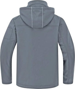 Veste Softshell Légère en Toile Respirante pour Hommes, Sports de Plein Air, Doublure en Polaire, Imperméable à l'Eau, Capuche Amovible - Product Image 2
