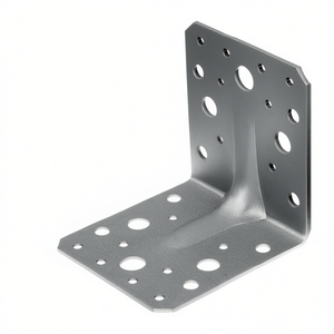 Soportes de Almacenamiento y Estantes GAH de Alta Resistencia, Paquete de 25, con Ángulo de 105 x 105 x 90 mm, 4/22 Orificios y 3 mm de Espesor - Product Image 3