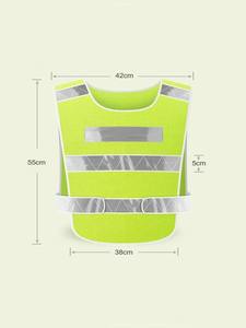 Nueva llegada trabajador de la construcción exterior transpirable advertencia reflectante chaqueta chaleco de seguridad - Product Image 6