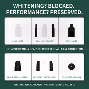 Producto de Venta caliente Herramientas de belleza únicas Pegamento de pestañas personalizable Líquido Impermeable Vegano Libre de crueldad 8 semanas de duración Privado - Product Image 5