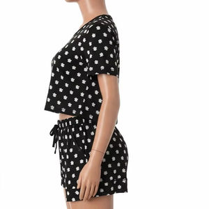 2 <b>Piece</b> Womens Shorts <b>Set</b> Polyester Breathable Casual Summer Outfit <b>Lounge</b> Wear Fashion <b>Two</b> <b>Piece</b> <b>Set</b> Wholesale Supplier OEM <b>Set</b> - Product Image 2
