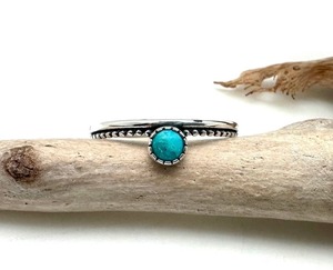 Anillo de piedras preciosas turquesas de Plata de Ley 925, joyería hecha a mano, anillo de estilo bohemio de plata, joyería para mujer, regalo de boda para esposa - Product Image 4