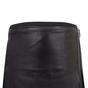 Material duradero hecho de alta calidad de color sólido escocés de cuero para hombres Kilt tradicional Highland cuero Kilts para la venta - Product Image 3