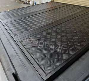 Longwll personalizado de alta calidad de aleación de aluminio deslizante tri-fold Tonneau cubierta para TOYOTA para Hilux <span class=keywords><strong>Vigo</strong></span> Roll-up impermeable - Product Image 4