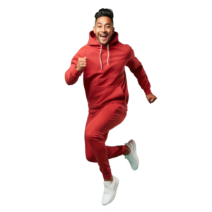 100% algodón de peso pesado para Puff Print Chándales para hombres Conjuntos de ropa de calle de 2 piezas de alta calidad para chándales de invierno para hombres - Product Image 3