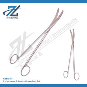 Bandage Scissors Curved Flat Stainless Steel <b>Surgical</b> <b>Instruments</b> <b>Instrument</b> Set Zoha Surgico CE Certified Class I Manufacturer - Product Image 2