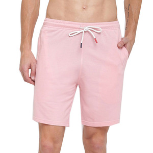 Men's Training Fitness Casual Shorts Solid Pattern Quick Dry High Street Style 100% Cotton with Pockets - Product Image 1